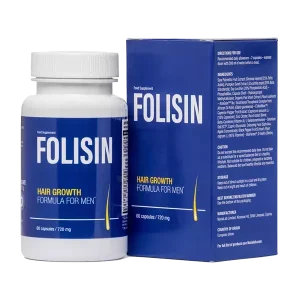 Folisin Gélules pour hommes contre la chute des cheveux