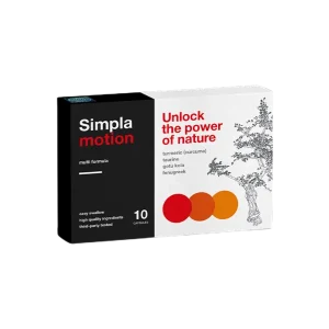 Simpla Motion Gélules pour la santé des articulations, du système cardiovasculaire, pour la puissance, en cas de diabète et de prostatite