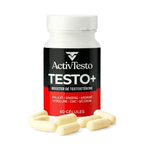 ActivTesto Gélules pour la fonction sexuelle masculine, l’augmentation de l’endurance et le renforcement de la puissance sexuelle